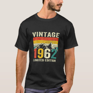 Vintage 1962 60:e födelsedag 60 år gammal retro-gå t shirt
