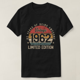 Vintage 1962, 62 år av Fantastisk, 62:a dagen T Shirt