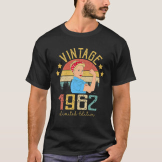 Vintage 1962 gjord 1962 59:e födelsedagen Kvinnor T Shirt