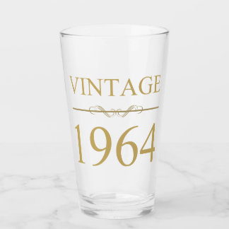 Vintage 1964 60:e födelsedagen glaskopp