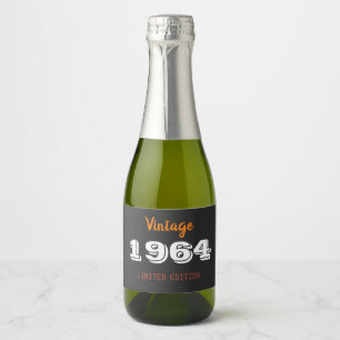 Vintage 1964 Begränsad Edition Punglande Vin-etike