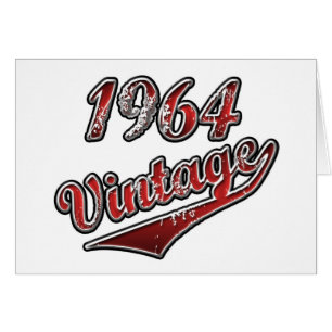 Vintage 1964 hälsningskort