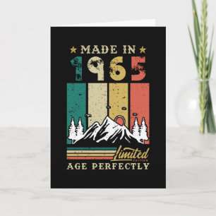 Vintage 1965 Födelsedag Kort
