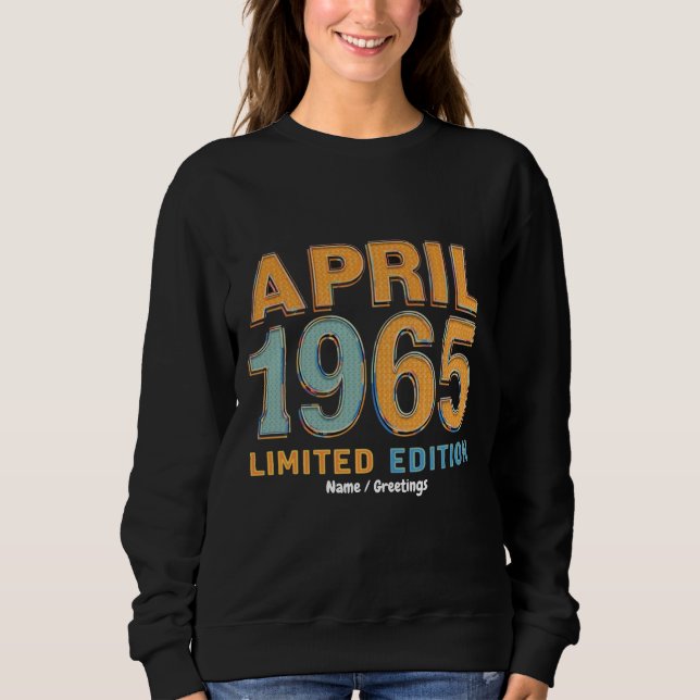 Vintage 1965 Limited Edition 60-årspresent  T Shirt (Framsida)