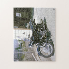 Vintage 1965 Motorcykel Pussel