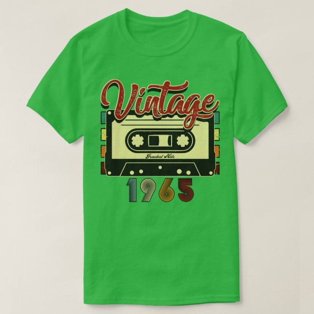 Vintage 1965 Underbarare kassettband T Shirt (Design framsida)