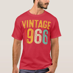Vintage 1966 56:e födelsedagen Dekoration Manar Kv T Shirt