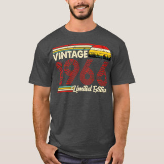 Vintage 1966 Birthday Shirt Begränsad Edition 1966 T
