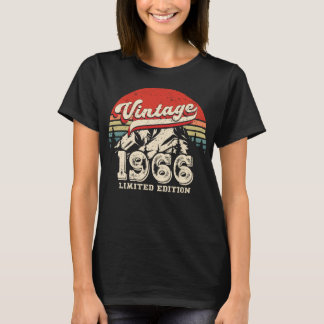 Vintage 1966 Födelsedag Retro Utomhus 60-årsdag T Shirt