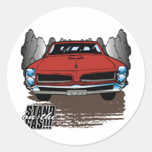Vintage 1966 GTO Runt Klistermärke