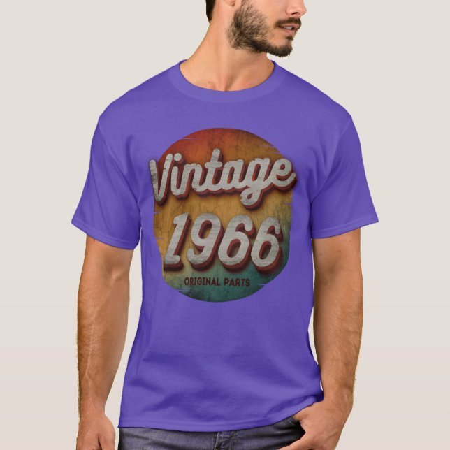 VINTAGE 1966 ORIGINAL PARTS family T Shirt (Framsida)