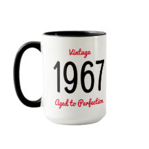 Vintage 1967 Åldrad till perfektion 50 Födelsedags