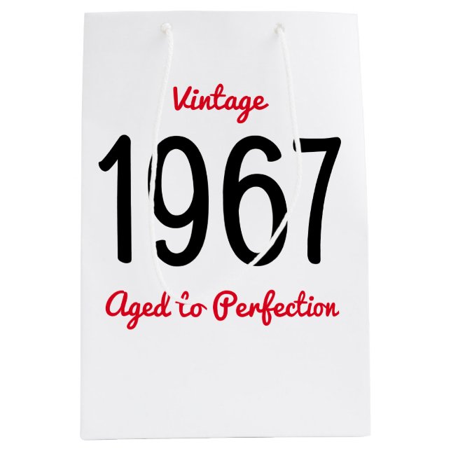 Vintage 1967 Åldras till Perfektion 50 Födelsedags (Framsidan)