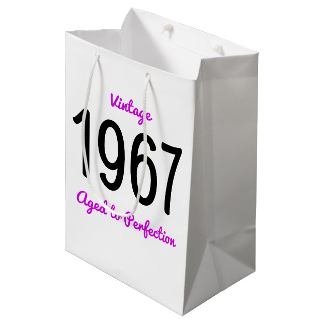 Vintage 1967 Åldras till Perfektion 50 Födelsedags (Framsidan Vinklad)