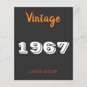 Vintage 1967 begränsad utgåva Gift T-Shirt