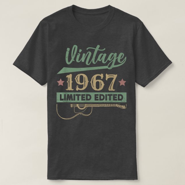 Vintage 1967 Limited EditionGuitar 3157 T Shirt (Design framsida)