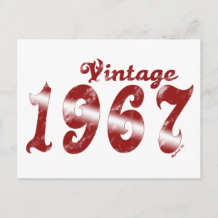 Vintage 1967 vykort