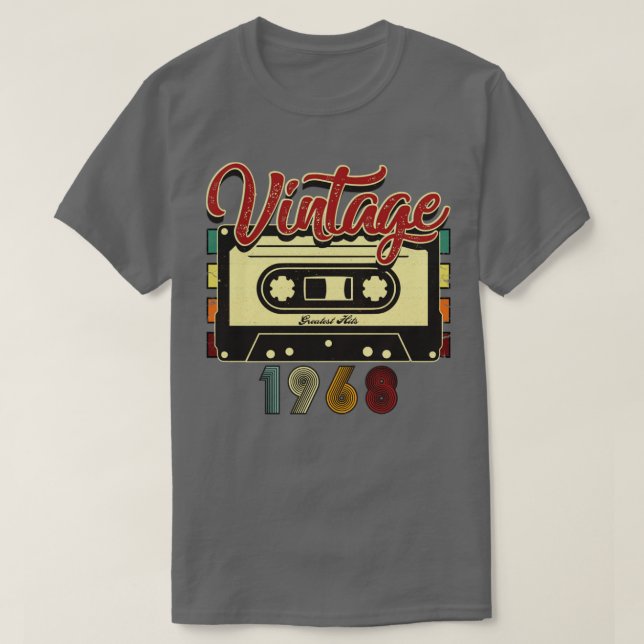 Vintage 1968 Underbarare kassettband T Shirt (Design framsida)