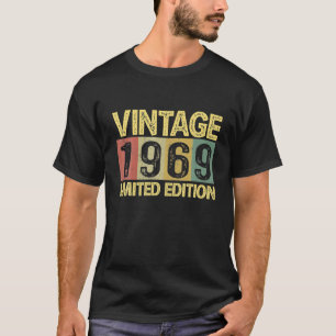 Vintage 1969 Bday 53 Years Funny 53rd Birthday T Shirt