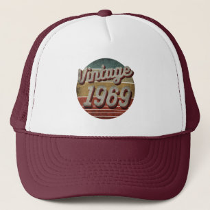VINTAGE 1969 MANAR WOMEN BIRTHDAY GIFT TRUCKERKEPS