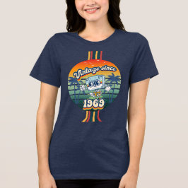 Vintage 1969 Retro 56:e födelsedagsfirandet K7 T Shirt