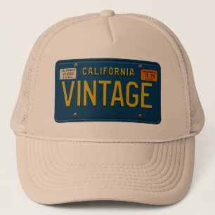 Vintage 1969 Retro California registreringsskylt Keps