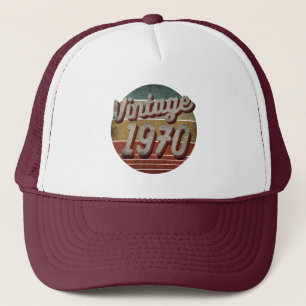VINTAGE 1970 MANAR WOMEN BIRTHDAY GIFT TRUCKERKEPS