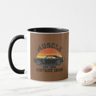 Vintage 1970 Muscle Car Iron Kaffemugg