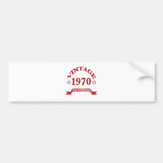 Vintage 1970 som åldras till Paerfection Bildekal