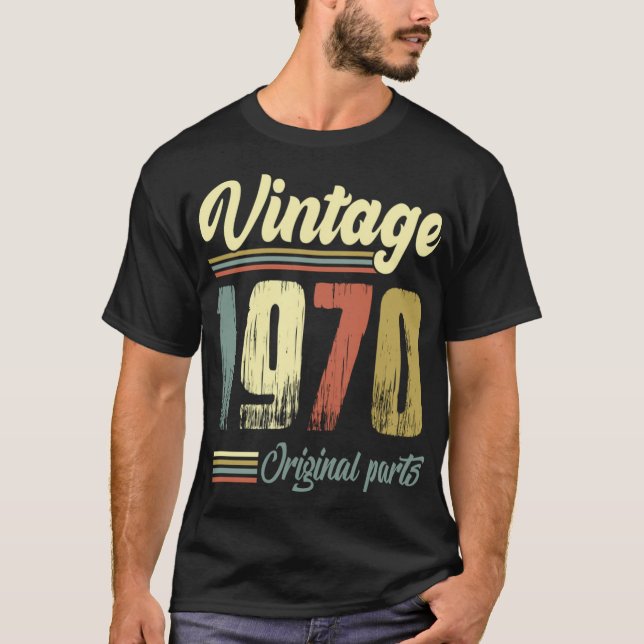 Vintage 1970 Vintage 1970 originaldelar T Shirt (Framsida)