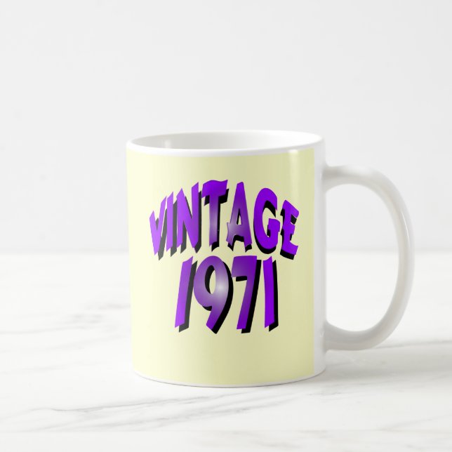 Vintage 1971 kaffemugg (Höger)