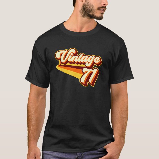 Vintage 1971 t shirt (Framsida)