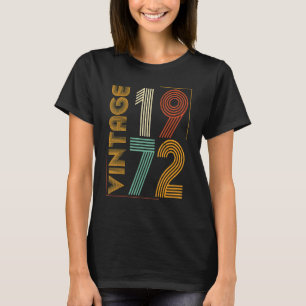Vintage 1972 51:e födelsedagen För manar kvinnor 5 T Shirt