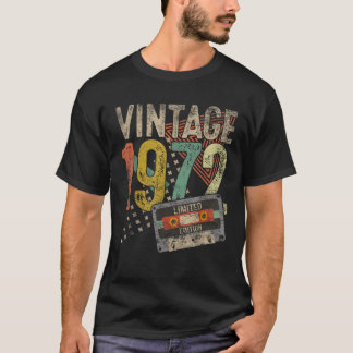 Vintage 1972 53:e födelsedagsgåvor För manar kvinn T Shirt