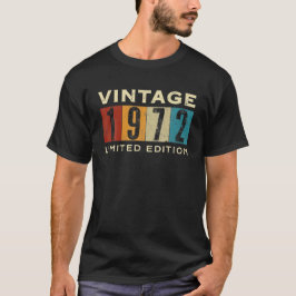 Vintage 1972 Begränsad utgåva 50 år gammal 50 år T Shirt