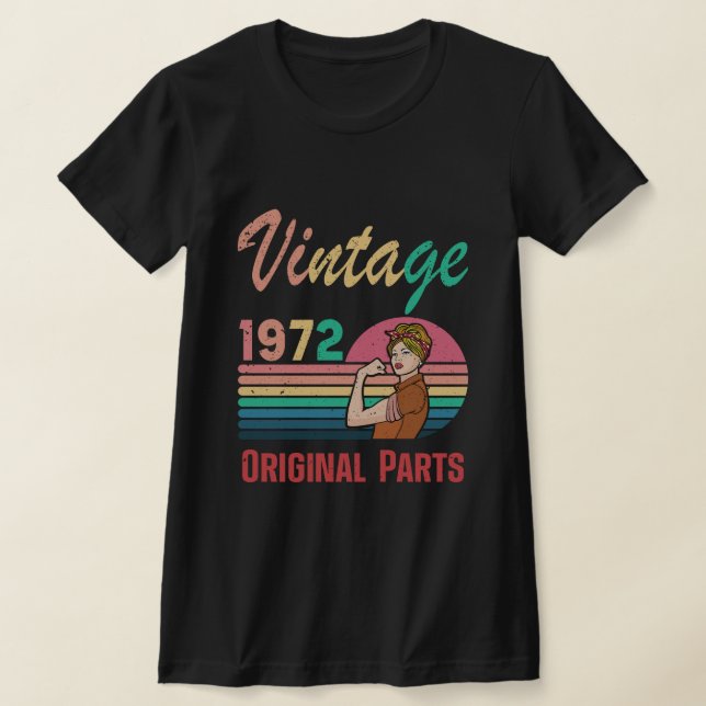 Vintage 1972 Originaldelar T Shirt (Laydown)