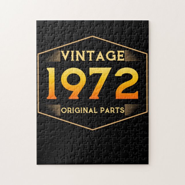 Vintage 1972 pussel (Vertikal)