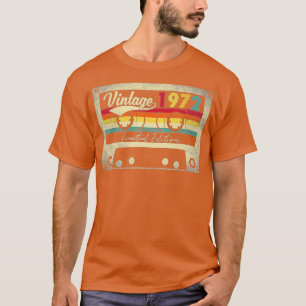 Vintage 1972 Retro 50:e födelsedagsgåva Begränsad T Shirt