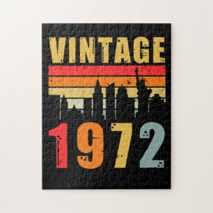 Vintage 1972 utfärdad 1972 pussel