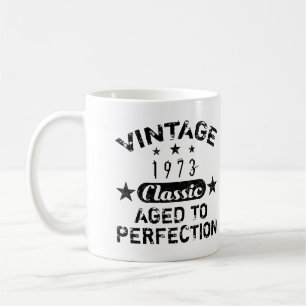Vintage 1973 50:e födelsedagen kaffemugg