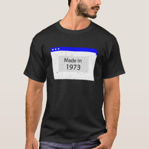 Vintage 1973 - 50:e födelsedagskalan Classic Born T Shirt