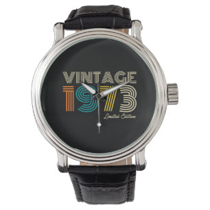 Vintage 1973 Begränsad utgåva 50 födelsedagar Armbandsur