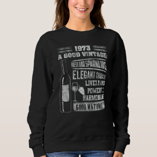 Vintage 1973 För manar födelsedagen Vin T Shirt