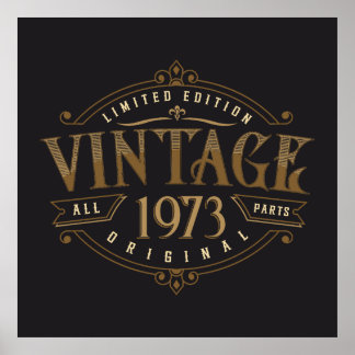 Vintage 1973 poster