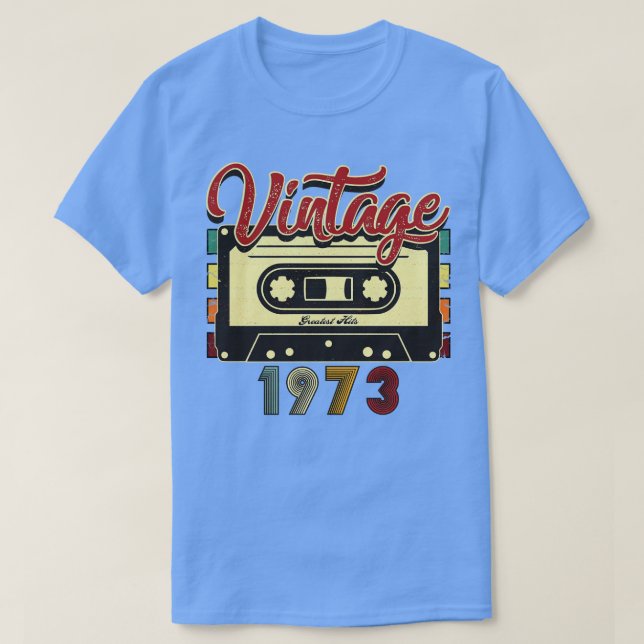 Vintage 1973 Underbarare kassettband T Shirt (Design framsida)