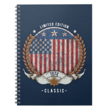 Vintage 1974 Amerikansk Flagga