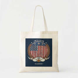 Vintage 1974 Amerikansk Flagga Tygkasse