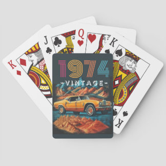 Vintage 1974 coola bil casinokort
