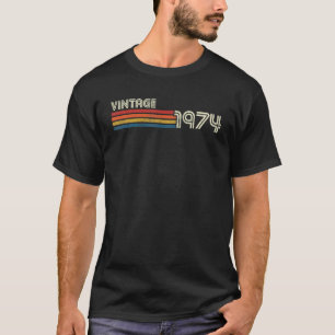 Vintage 1974 Rolig 50-årsdag 50 år gammal T Shirt
