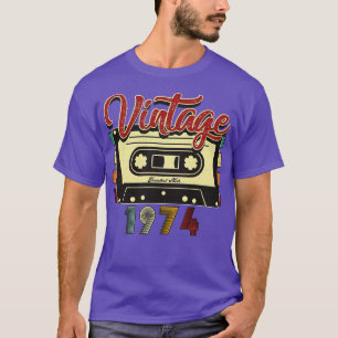 Vintage 1974 Underbarare kassettband T Shirt